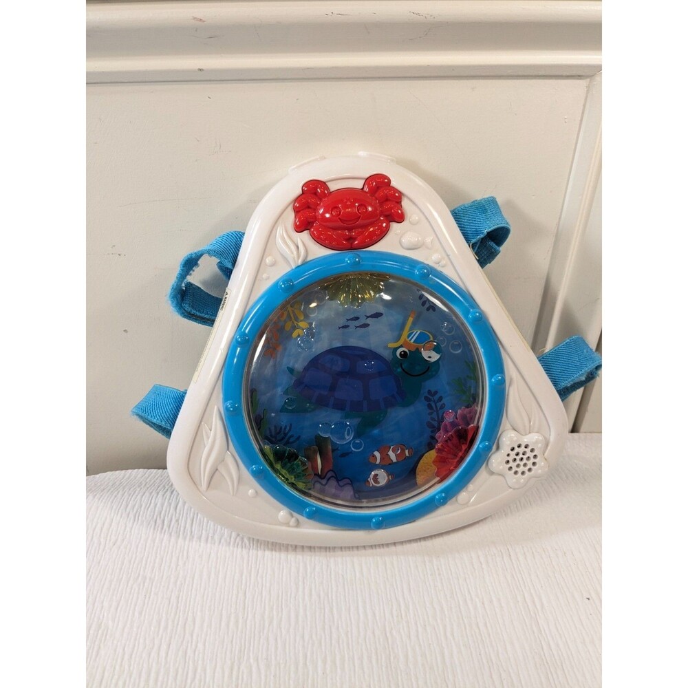 Baby Einstein Sea Dreams Crib Soother Neptune Turtle Musical Lights toy aquarium